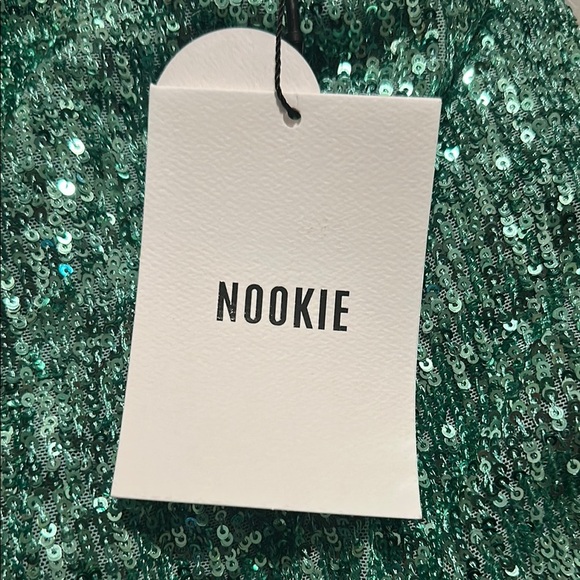 NOOKIE Diaz Cut Out Gown Spearmint M - Picture 4 of 10